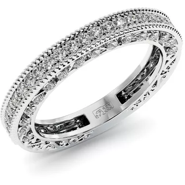 0.4 CTW Lab Diamond Wedding Ring "Loretta"