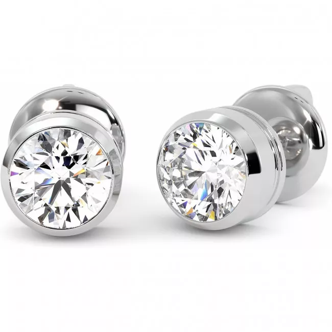 0.5 CTW Lab Diamond Stud Earrings "Winter"
