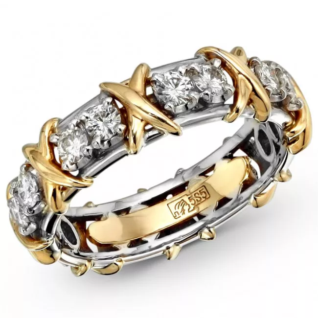 1.6 CTW Lab Diamond Wedding Band "Sixteen"