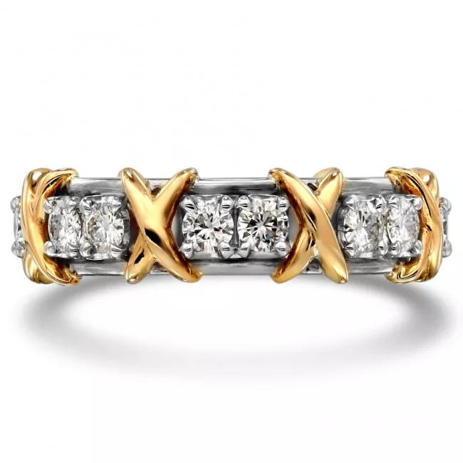 1.6 CTW Lab Diamond Wedding Band "Sixteen"