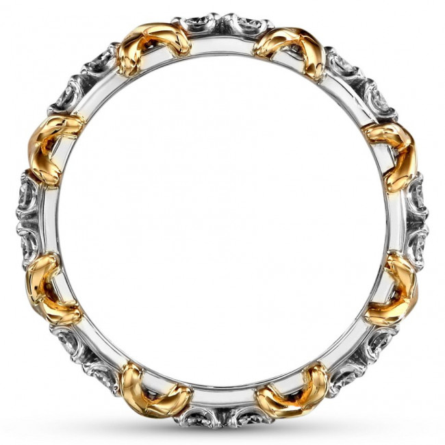 1 CTW Lab Diamond Wedding Band "Sixteen"