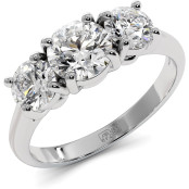 2 CTW Lab Diamond Engagement Ring "Anastasia" thumbnail