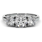 2 CTW Lab Diamond Engagement Ring "Anastasia" thumbnail