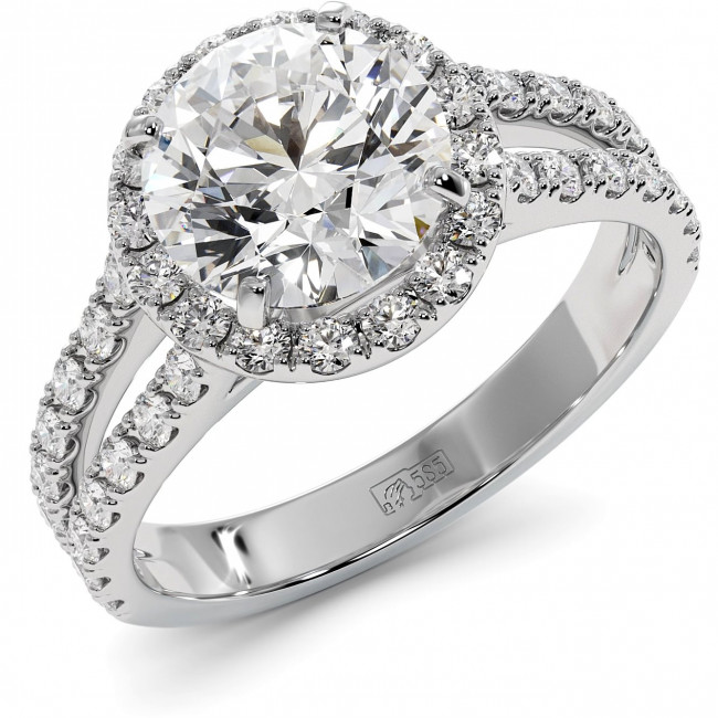 2.6 CTW Lab Diamond Engagement Ring "Brenda"