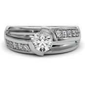 1.3 CTW Mens Lab Diamond Ring "Arthur" thumbnail