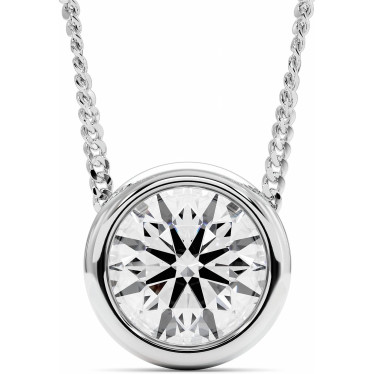 1 CTW Lab Diamond Pendant "Paige" With Chain
