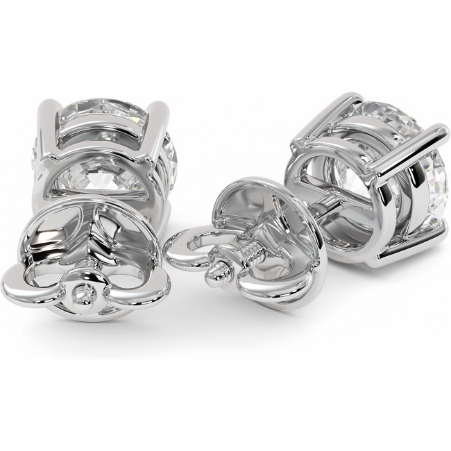 4 CTW Lab Diamond Stud Earrings "Madison"