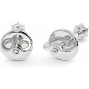 0.1 CTW Lab Diamond Stud Earrings "Tiffy" thumbnail
