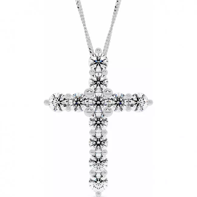 2.8 CTW Diamond Pendant "Crest"