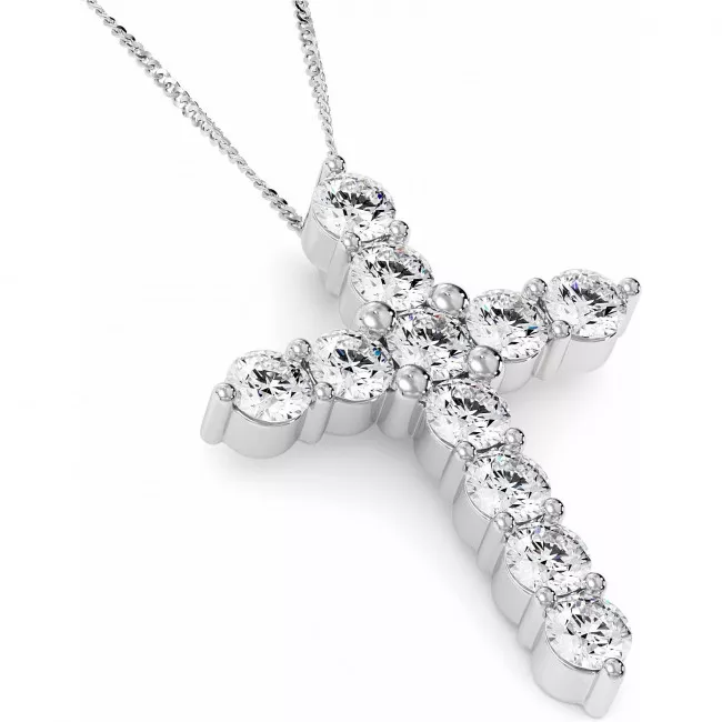 2.8 CTW Diamond Pendant "Crest"
