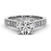 2.4 CTW Lab Diamond Engagement Ring "Virginia" thumbnail