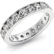 1.9 CTW Lab Diamond Wedding Band "Eternity" thumbnail