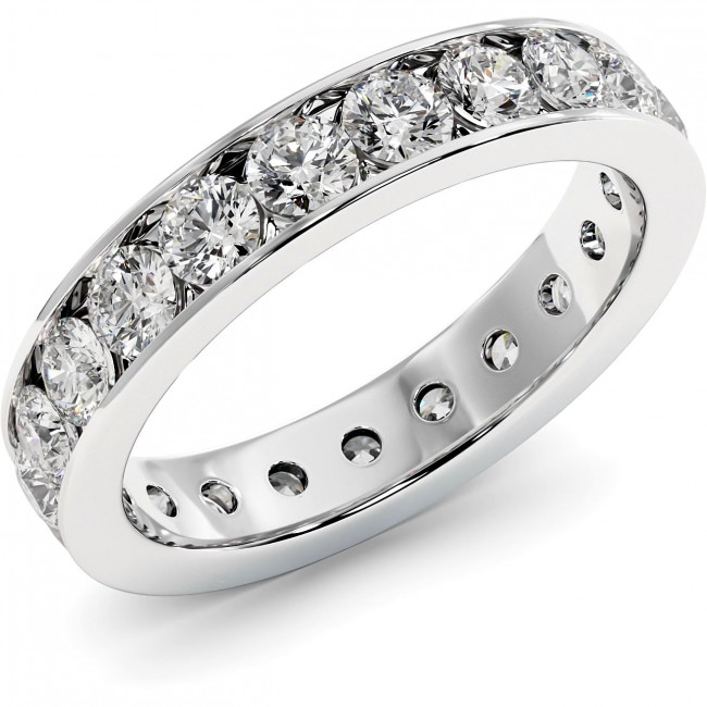 1.9 CTW Lab Diamond Wedding Band "Eternity"