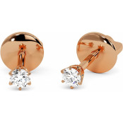 0.1 CTW Lab Diamond Stud Earrings "Tiffy" thumbnail