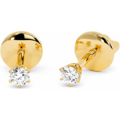 0.1 CTW Lab Diamond Stud Earrings "Tiffy" thumbnail