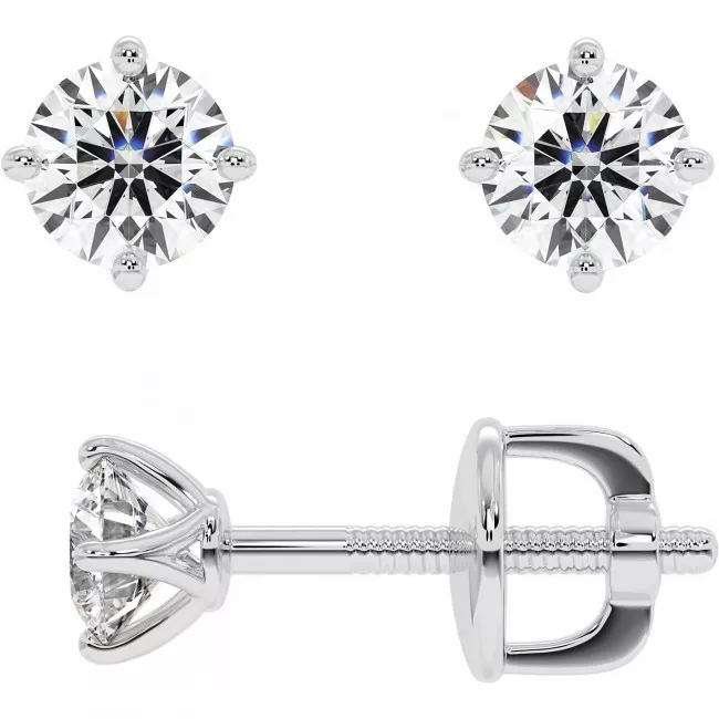 0.5 CTW Lab Diamond Stud Earrings "Kayla"