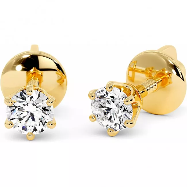 0.5 CTW Lab Diamond Stud Earrings "Tiffy"