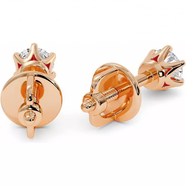 0.5 CTW Lab Diamond Stud Earrings "Tiffy"