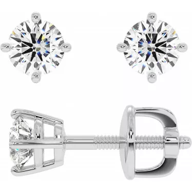 0.7 CTW Lab Diamond Stud Earrings "Madison"
