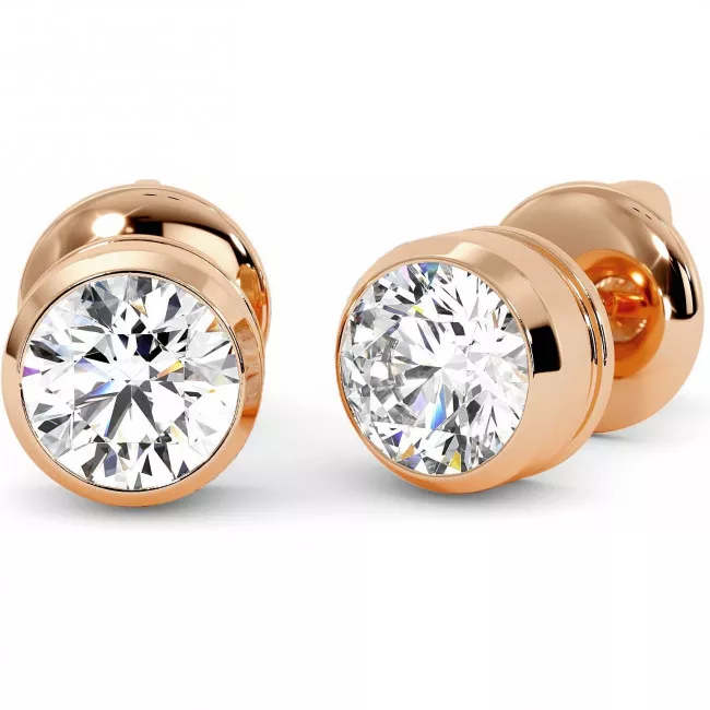 0.5 CTW Lab Diamond Stud Earrings "Winter"