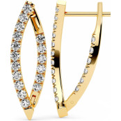 1.4 CTW Lab Diamond Fashion Earrings "Roxy" thumbnail
