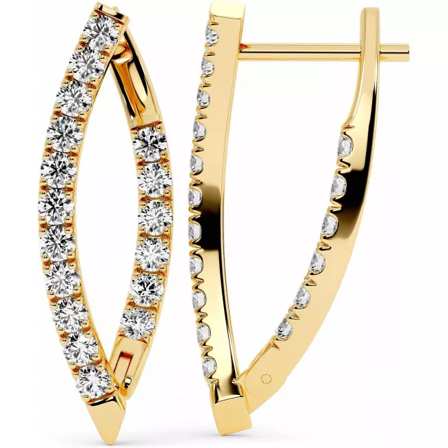 1.4 CTW Lab Diamond Fashion Earrings "Roxy"