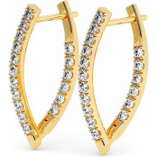 1.4 CTW Lab Diamond Fashion Earrings "Roxy" thumbnail