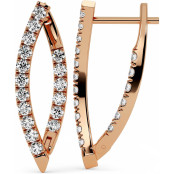 1.4 CTW Lab Diamond Fashion Earrings "Roxy" thumbnail
