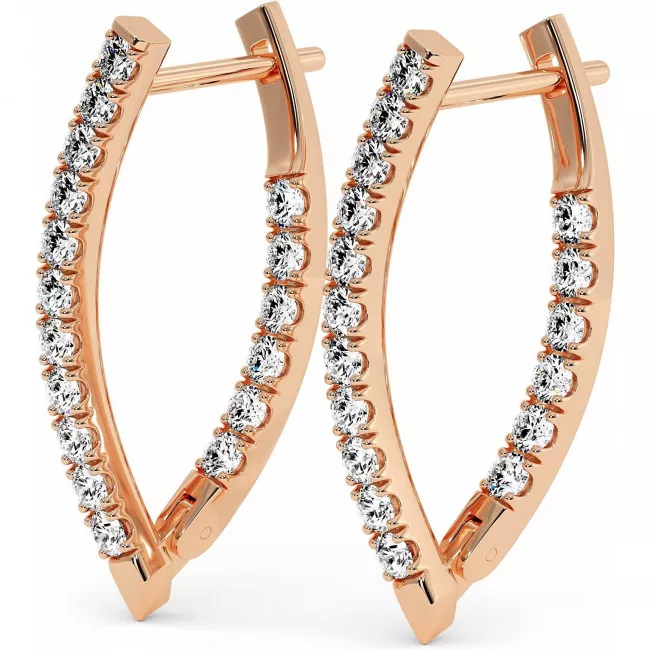 1.4 CTW Lab Diamond Fashion Earrings "Roxy"