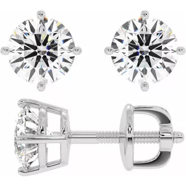 1.5 CTW Diamond Stud Earrings "Madison"