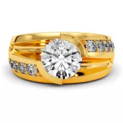 3.6 CTW Mens Diamond Ring "Arthur" thumbnail