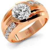 3.6 CTW Mens Diamond Ring "Arthur" thumbnail