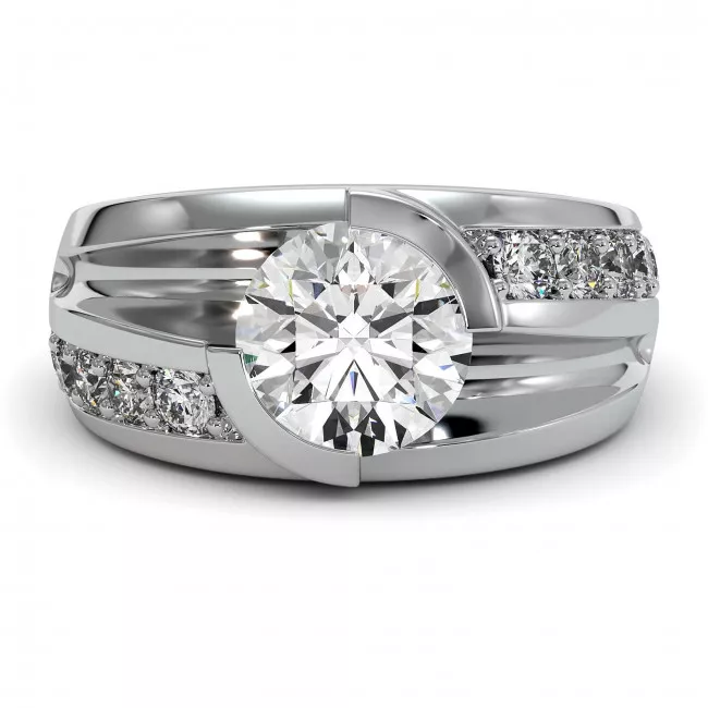 3.6 CTW Mens Diamond Ring "Arthur"