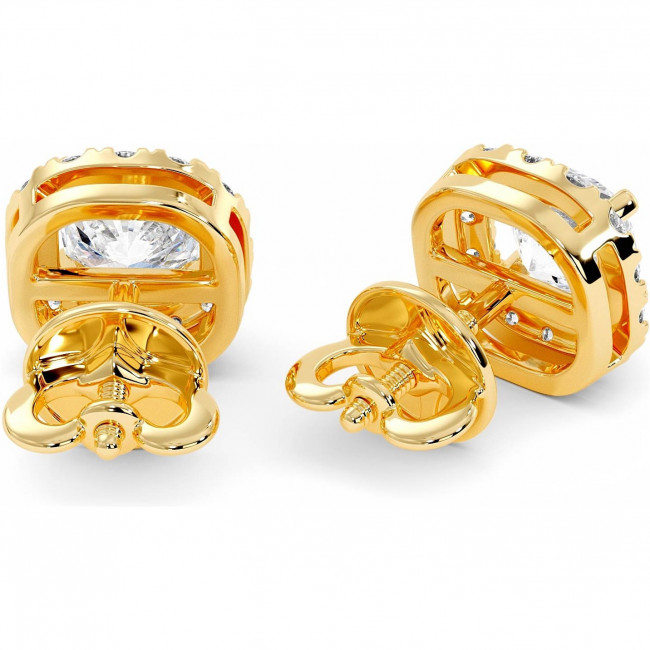 2.5 CTW Cushion Cut Lab Diamond Stud Earrings "Carol"
