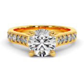 2.4 CTW Lab Diamond Engagement Ring "Virginia" thumbnail