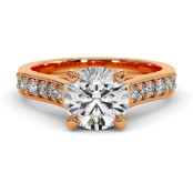 2.4 CTW Lab Diamond Engagement Ring "Virginia" thumbnail