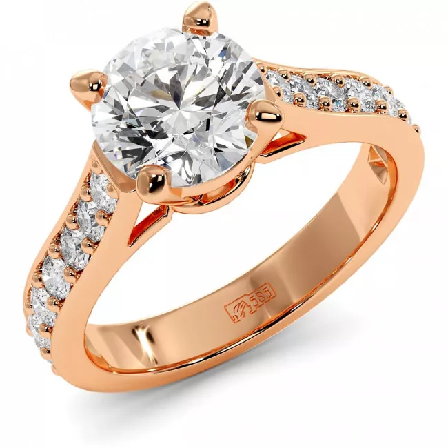 2.4 CTW Lab Diamond Engagement Ring "Virginia"