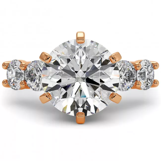 4.6 CTW Lab Diamond Engagement Ring "Alfreda"