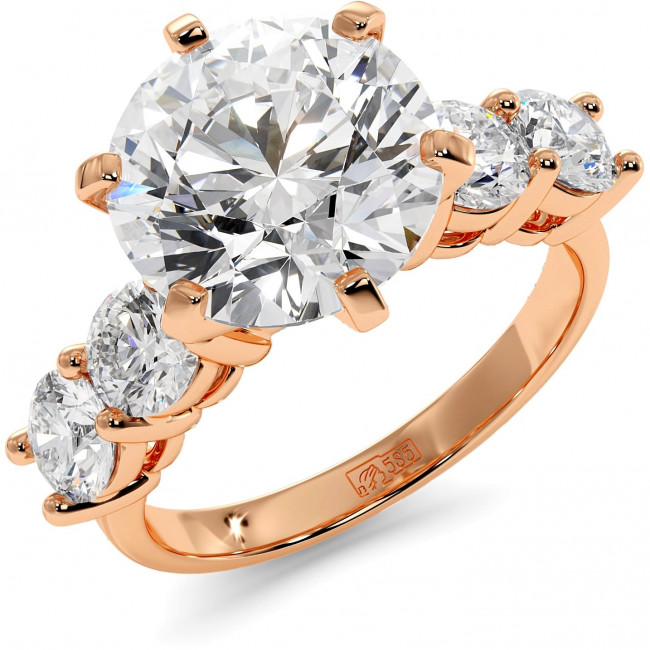 4.6 CTW Lab Diamond Engagement Ring "Alfreda"