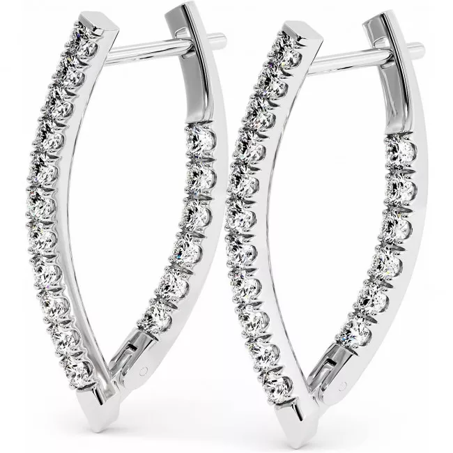 1.4 CTW Lab Diamond Fashion Earrings "Roxy"