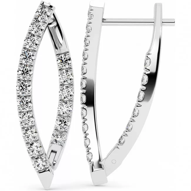 1.4 CTW Lab Diamond Fashion Earrings "Roxy"