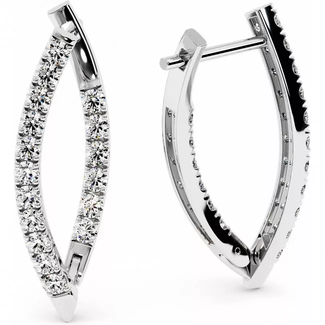 1.4 CTW Lab Diamond Fashion Earrings "Roxy"