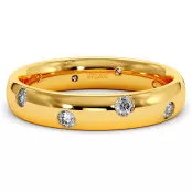 0.3 CTW Lab Diamond Wedding Band "Etoile" thumbnail