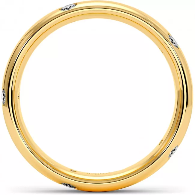0.3 CTW Lab Diamond Wedding Band "Etoile"