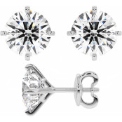8 CTW Lab Diamond Stud Earrings "Verona" thumbnail