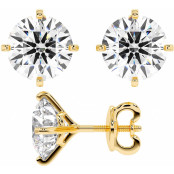 8 CTW Lab Diamond Stud Earrings "Verona" thumbnail