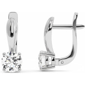 2 CTW Lab Diamond Leverback Drop Earrings "Morgan" thumbnail
