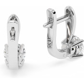 2 CTW Lab Diamond Leverback Drop Earrings "Morgan" thumbnail
