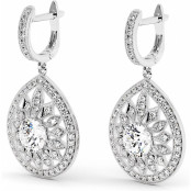 4 CTW Lab Diamond Fashion Earrings "Ulyana" thumbnail