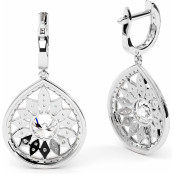 4 CTW Lab Diamond Fashion Earrings "Ulyana" thumbnail